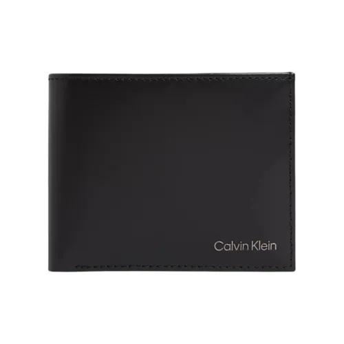 CALVIN Comfair Grain Leather Wallet Men's Black