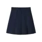 Indigo Box Pleat Short Skirt