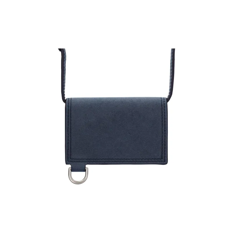 Jacquemus Cow Leather Shoulder Bag Crossbody Bag Card Holder Wallet Men's Blue-3