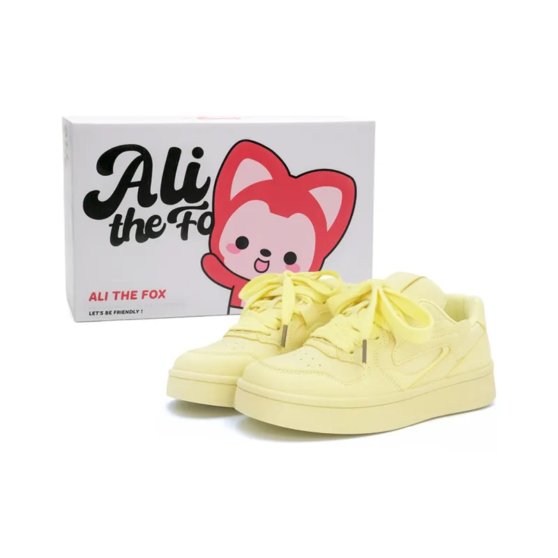 ALI THE FOX Slip Resistant, Abrasion Resistant, Lightweight, Breathable Low Top Skateboard Shoes Women's-16