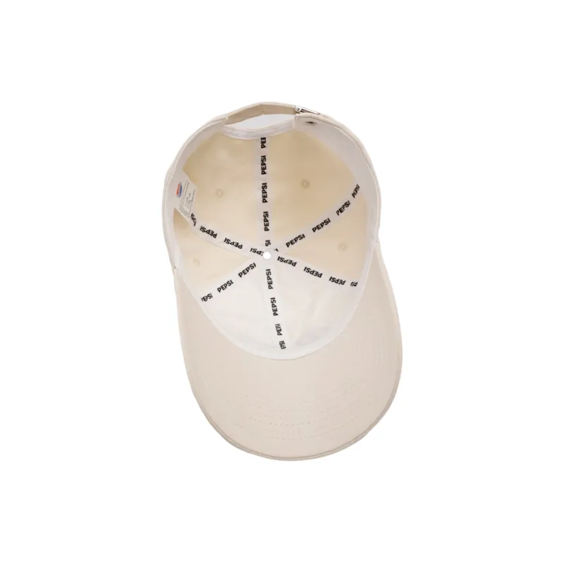 Pepsi Comfortable Cotton Sun Protection Sun Protection Baseball Cap Unisex Ecru-3
