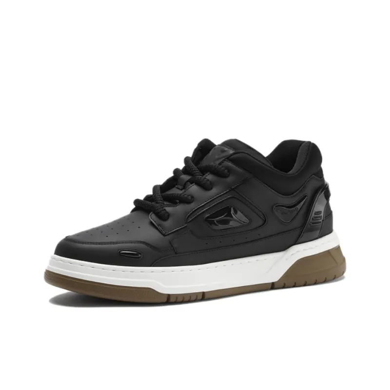 K BOXING Low Top Skateboard Shoes Men's Black-1