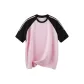 Pink & Black[200g Heavyweight 100% cotton]