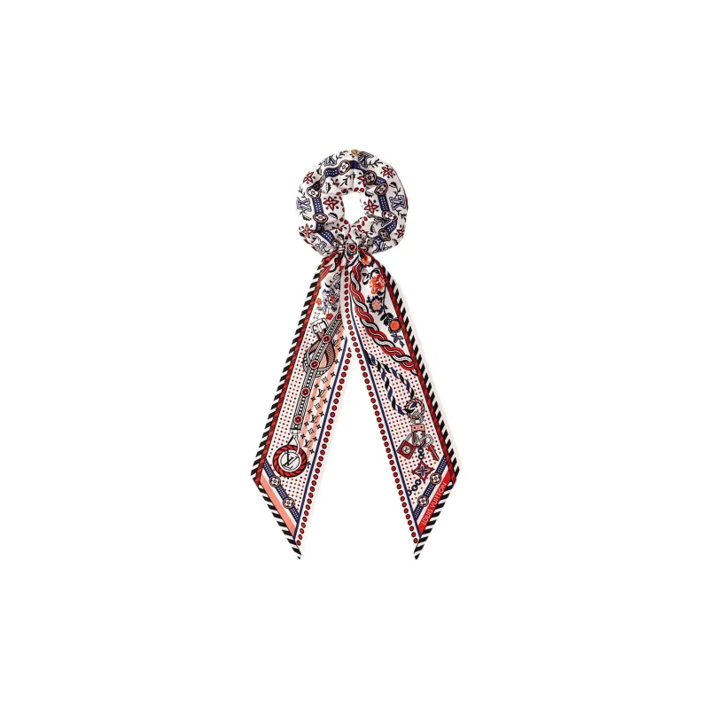 LOUIS VUITTON Mulberry Silk Hair Tie Women's Multicolor-0