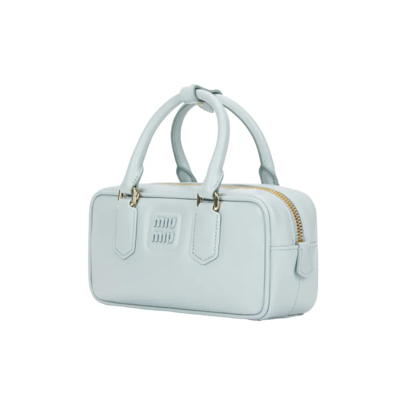 MIU MIU Arcadie Series Calfskin Shoulder Bag, Crossbody Bag, Handbag Regular Women's Light Blue-1