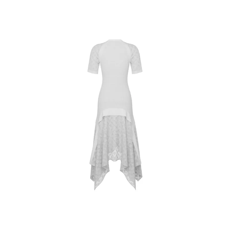 LOUIS VUITTON SS25 Short Sleeved Dress Women's White-1