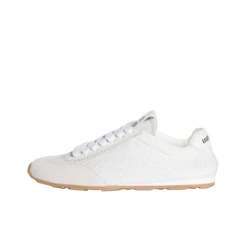 MIU MIU Plume Low Top Casual Shoes Women's White