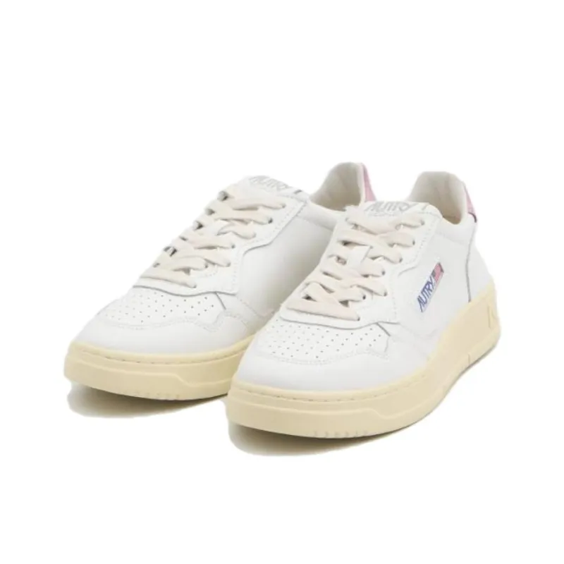 AUTRY Medalist Abrasion Resistant Low Top Skateboard Shoes Women's White-1