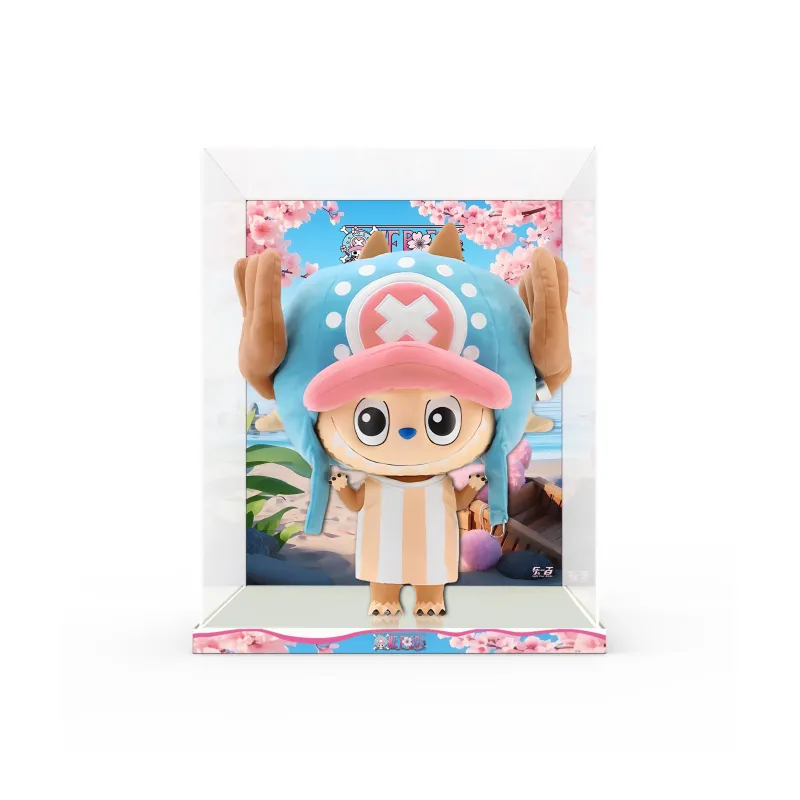LIGHT YOUR BRICKS Compatibility Pop Mart Labubu Tony Chopper 400% One Piece Display Case Model Accessories-0