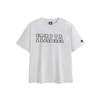 Kappa 1916 Series T Shirt Unisex Light Plume Flower Gray 0131