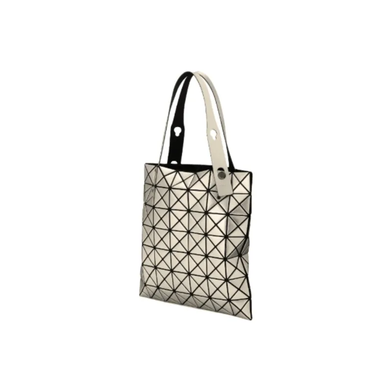 ISSEY MIYAKE Polyurethane Tote Bag, Shopping Bag, Handbag Women's Bronze-1