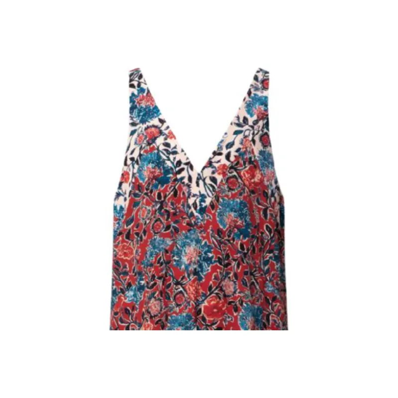 LOUIS VUITTON SS25 Sleeveless Dress Women's Red-1