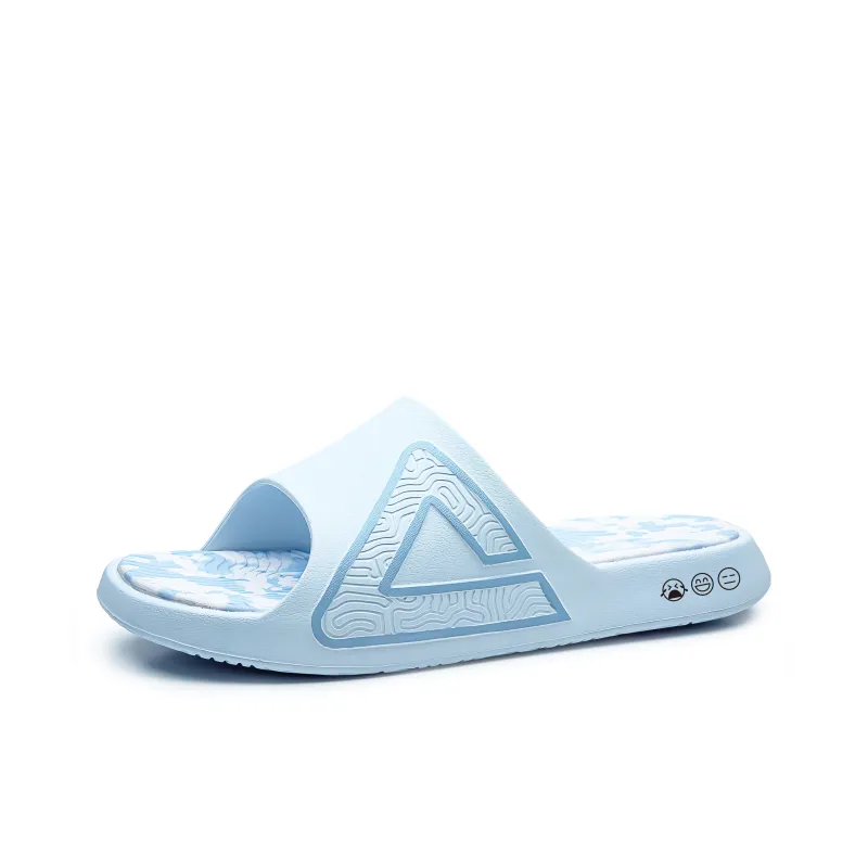 PEAK Tai Ji1.0 Quiet Slip Resistant Abrasion Resistant Slide Slippers Unisex Blue-1