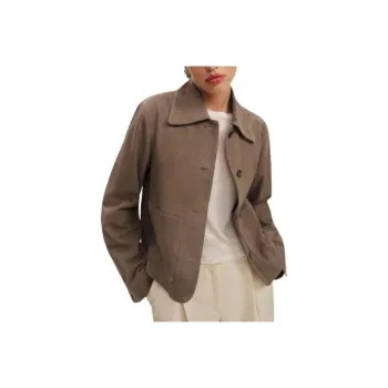REFORMATION Veda Nell Suede Jacket Jackets & Coats Women's