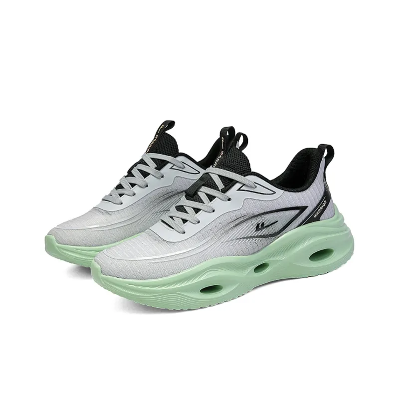 WARRIOR Running Shoes Men Low Top White-7