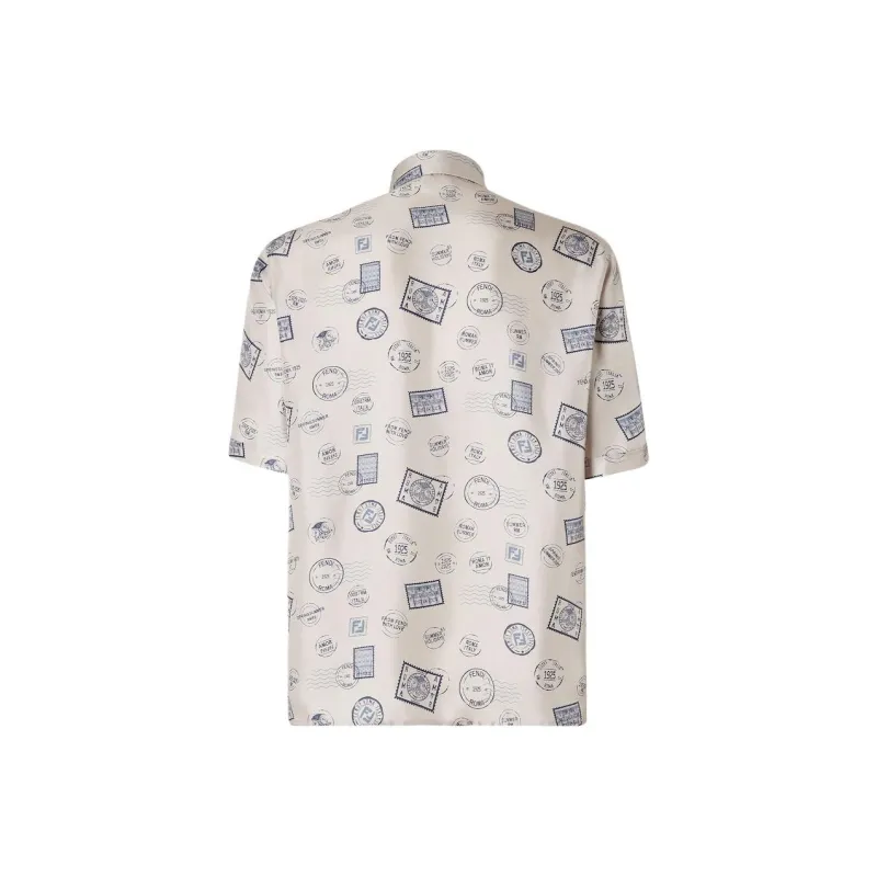 FENDI Shirts Men White-1