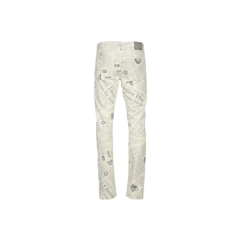 DIOR Arsham Newspaper Jeans-1