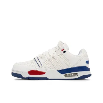 15 MINS Cushioning And Breathable Low Top Skateboard Shoes Unisex White Blue Red