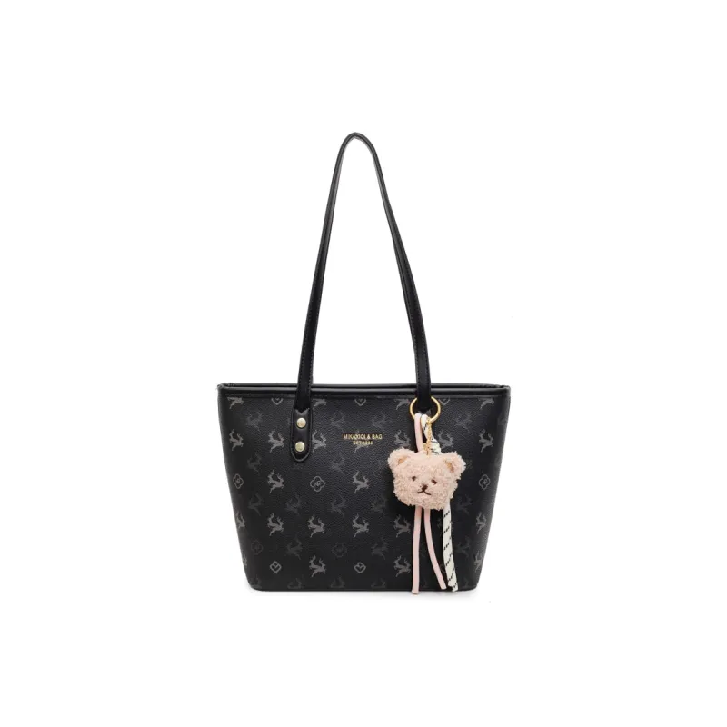 Miss Angel PU Shoulder Bag Women's White/Pink/Black-4