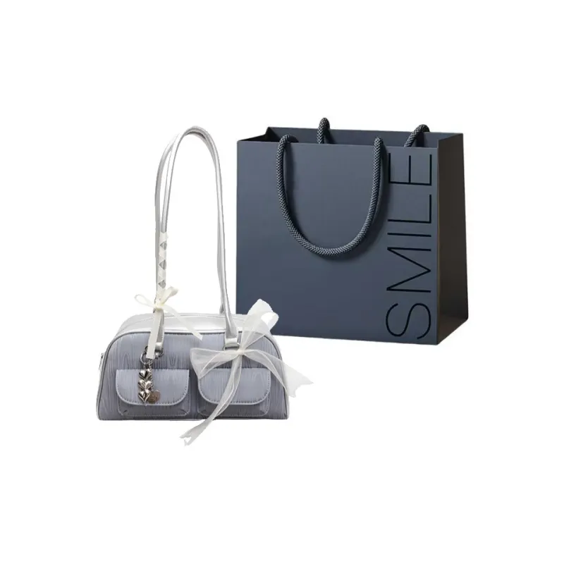 Rainbow Girl PU Underarm Shoulder Bag Women's Pink/Black/Blue-7