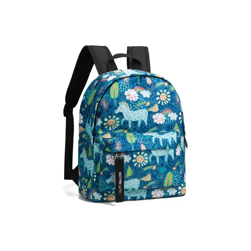 NOT ME Polyester Backpack Unisex Forest Green-0