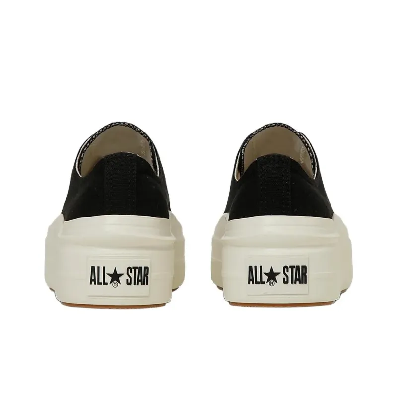 Converse ALL STAR LIGHT PLTS 2 Anti Slip Wear Resistant Low Top Canvas Shoes Women's Black-3