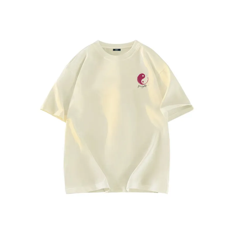A02 T-Shirts Unisex Light Beige Apricot-1