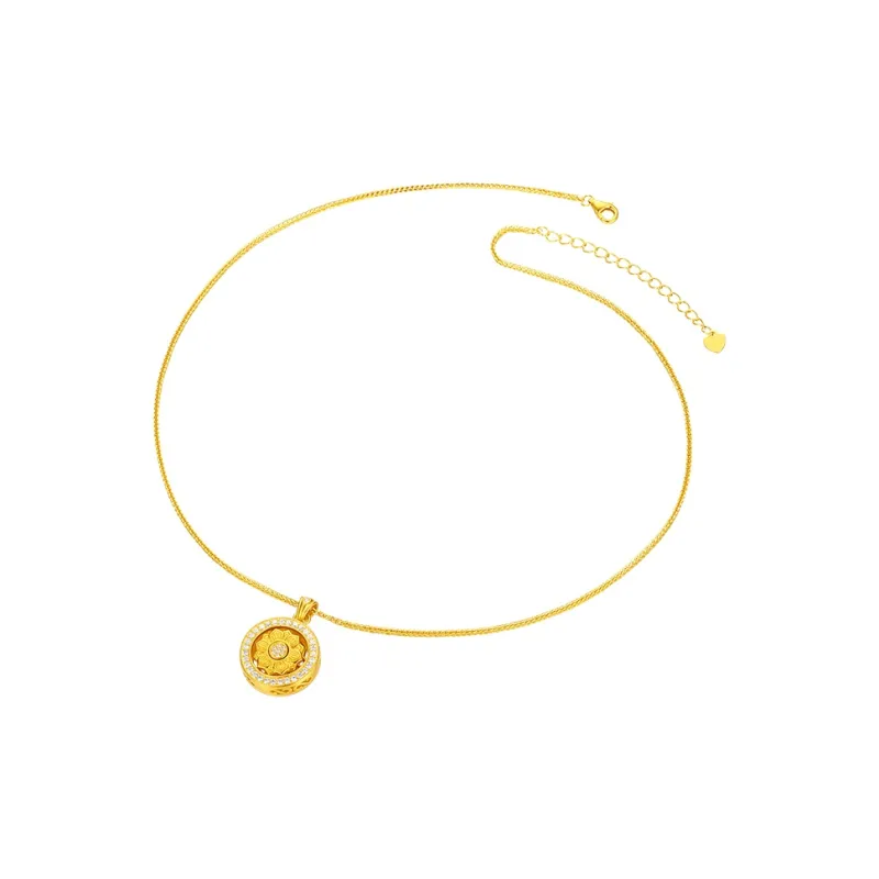 CHOW TAI SENG S925 Silver Necklaces Women's-2
