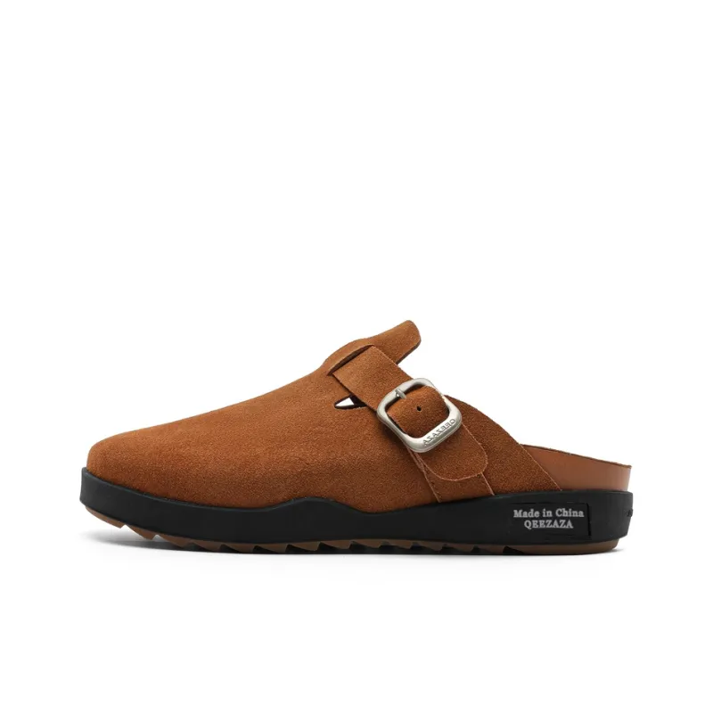 APRHE Rubber Sole Closed Toe Slippers Unisex-13