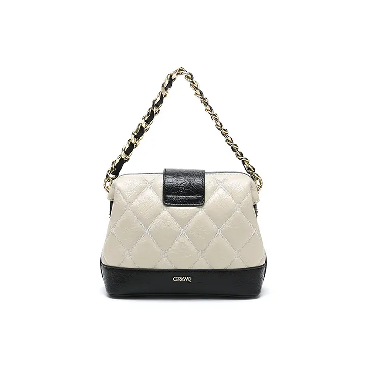 BETTINA VIVIAN PU Handbag Women's Cream Black-4