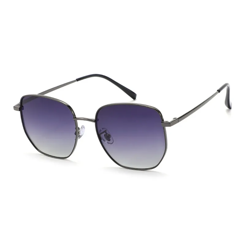 JEKA Metal Square Sunglasses Women's-0