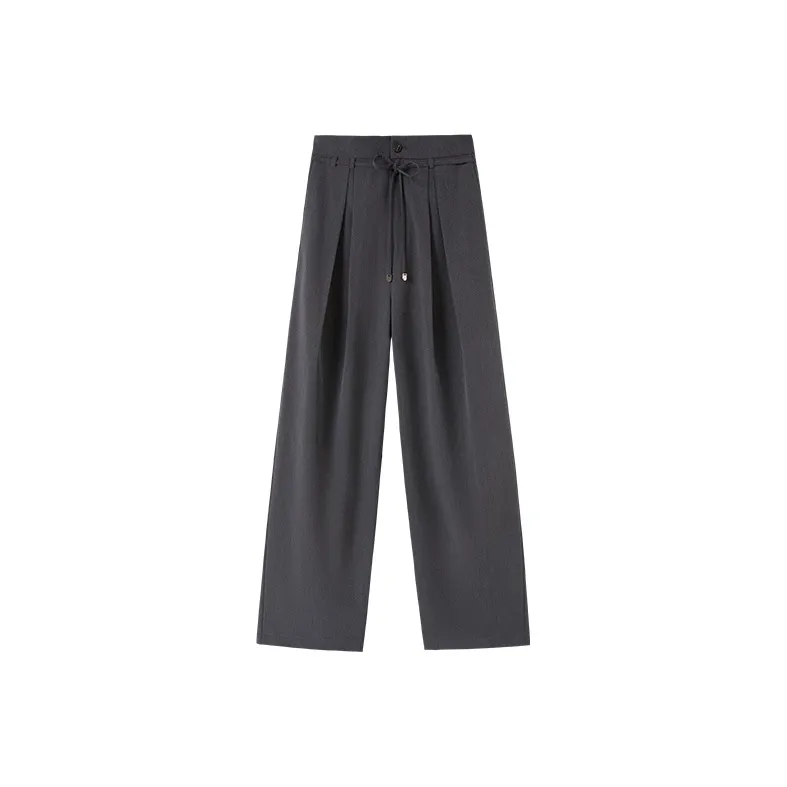XIANGYING Casual Pants Women's Gray-0