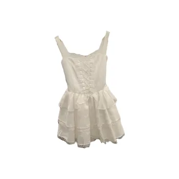 ABCMININ Slip Dresses Women's White