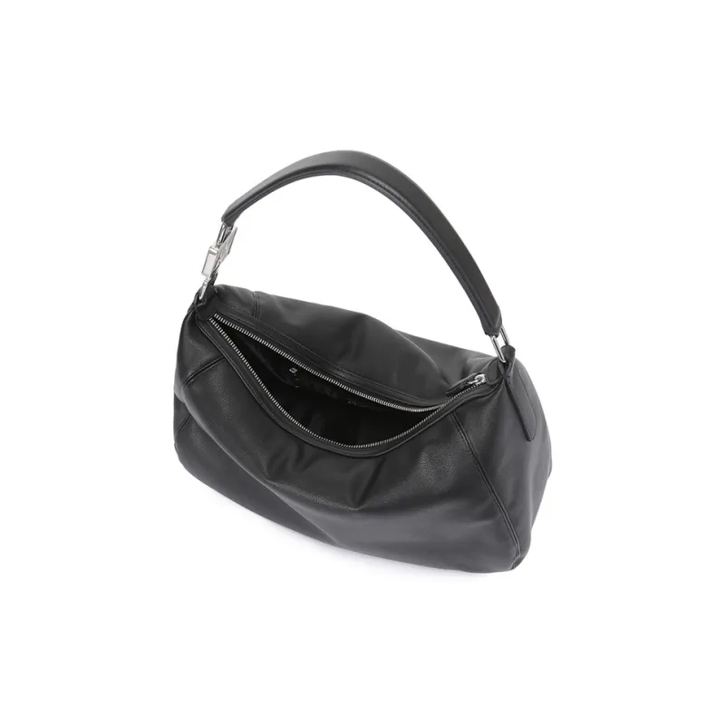 ARMANI EXCHANGEAE Polyurethane Tote Bag, Shoulder Bag, Crossbody Bag, Handbag Women's Black-5