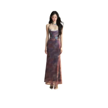 FLIM Sleeveless Dresses Women's Purple
