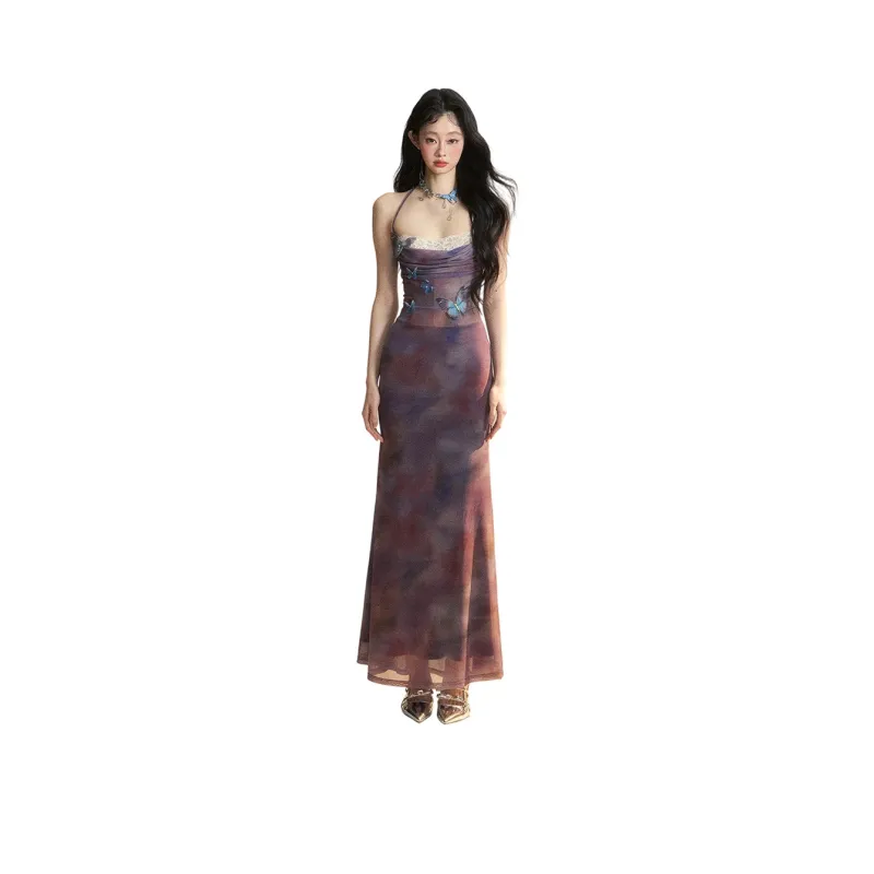 FLIM Sleeveless Dresses Women's Purple-0
