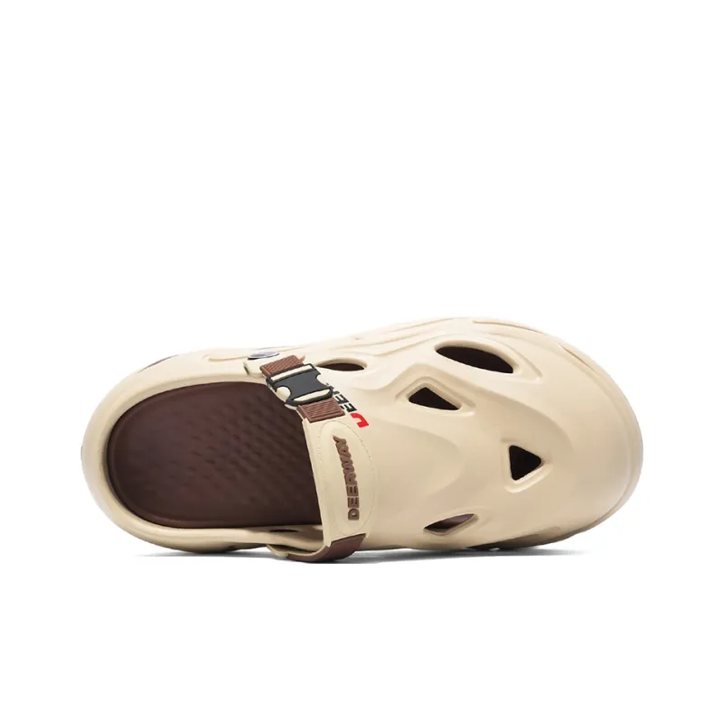 DEERWAY Clogs Men's Khaki Brown-4