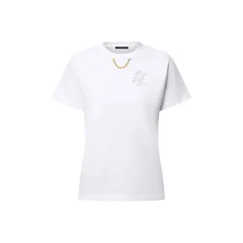 LOUIS VUITTON Broderie Lv T Shirt