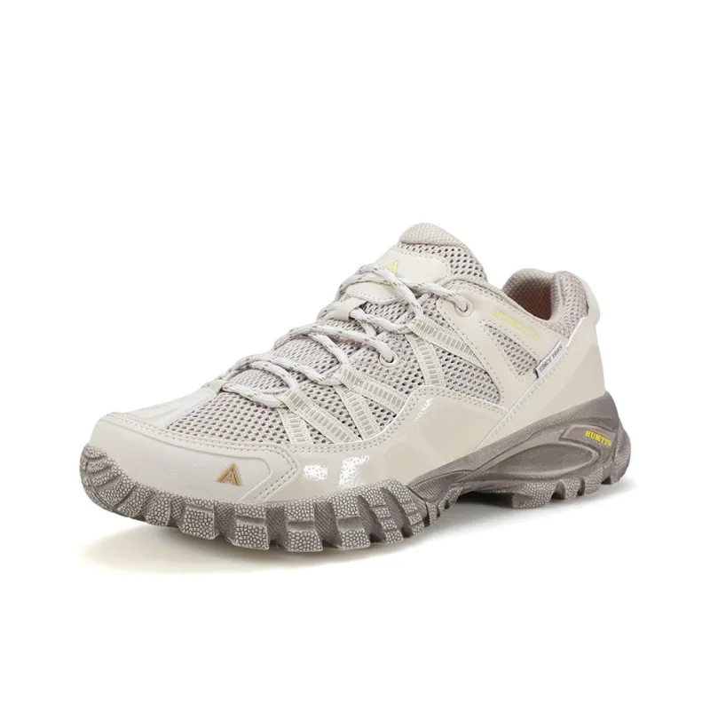 HUMTTO Cushioning Slip Resistant Grip Low Top Hiking Shoes Men's Sandstorm Yellow-1