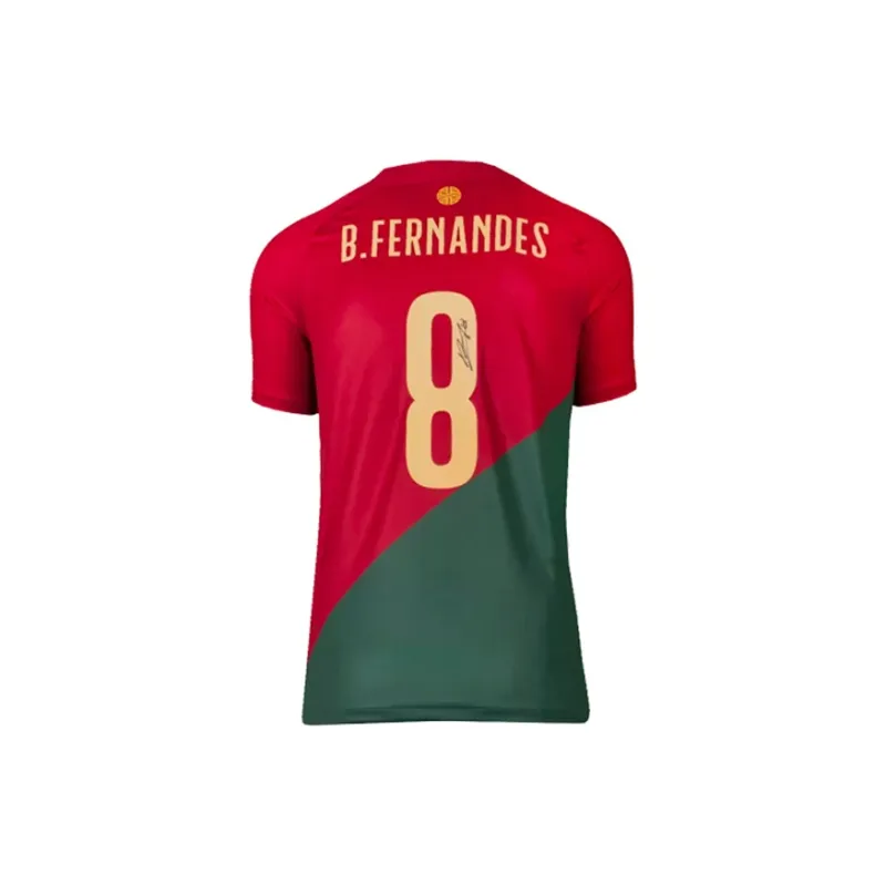 Three For Team Portugal Jersey Exquisite Mounting, Outer Frame Approx. 65x85cm Icons Certificate Unisex-1