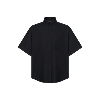 Balenciaga Shirt Loose Fit Men's Black