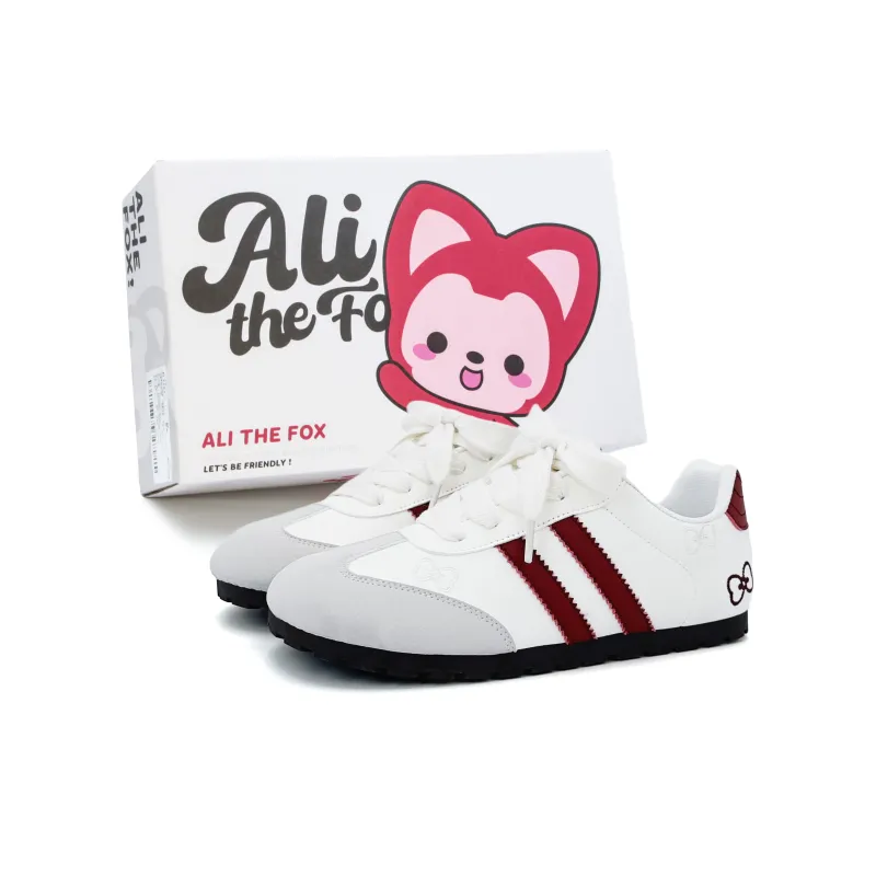 ALI THE FOX Slip Resistant, Abrasion Resistant, Breathable, Moisture Wicking, Lightweight Low Top Casual Shoes Women's-12