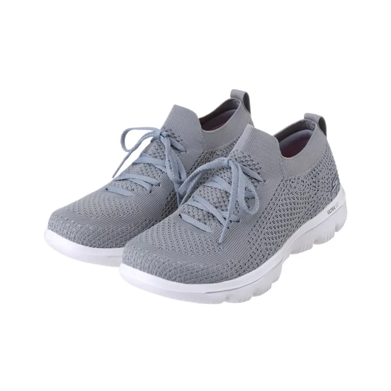 Skechers Go Walk Evolution Ultra Low Top Casual Shoes Women's Gray-3