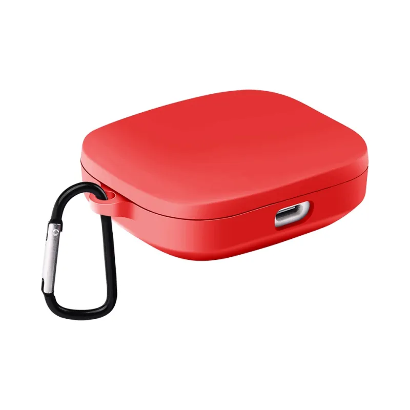 Yoobao Compatibility Red Beige Buds6 Silicone Active Impact Resistant With Hooks Headphone Cases-10