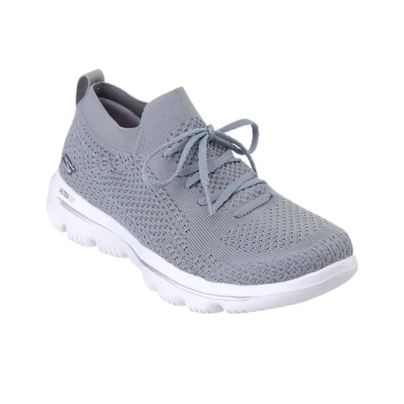 Skechers Go Walk Evolution Ultra Low Top Casual Shoes Women's Gray-2