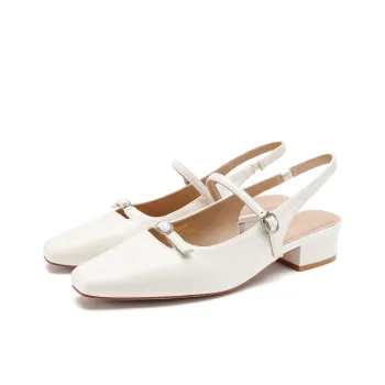 FOXER Block Heel High Heels 3.7CM Women's