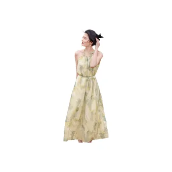 TOUCH Sleeveless Dresses Women's Yellow Green