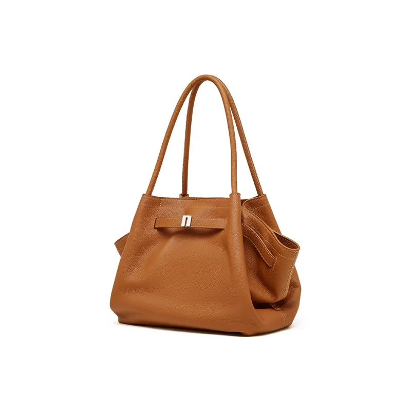 Carnival Keep Top Grain Cow Leather Portable Underarm Shoulder Bag Women's Multicolor-11
