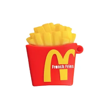 Baohuguang Compatibility Apple AirPods 3/1/2/Pro TPU Fashion Minimalist Style Parody French Fries Headphone Cases