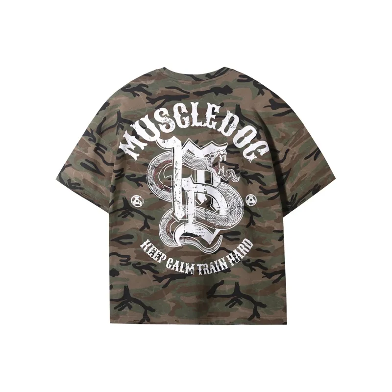 Muscle Dog T Shirts Men-5